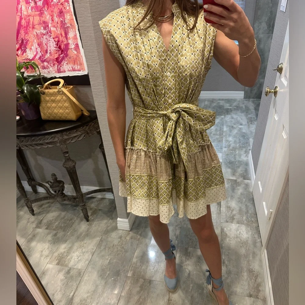 Pep’s Cannes mini dress• Gold Brocade Pompadour - Picture 2 of 6